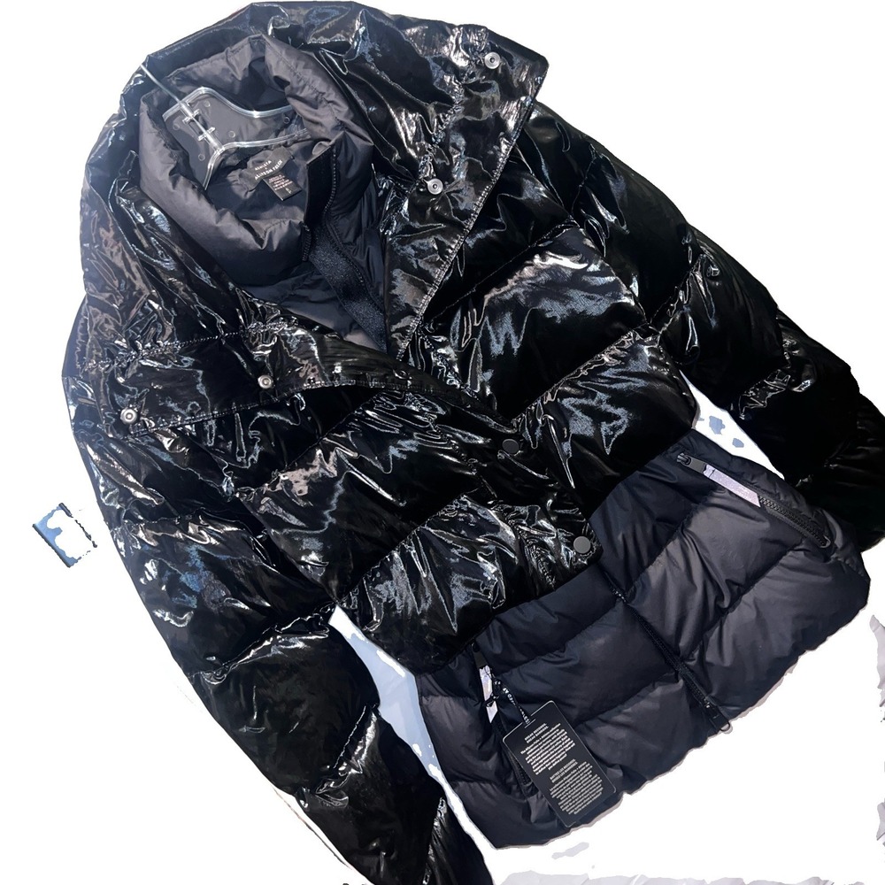 Athleta x Allyson Felix Legend Downtown Metallic Women's Jacket Black  S   NEW
